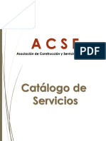 Catalogo de Servicios ACSE