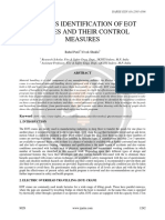 Hazards Identification of EOT Cranes and Their Control Measures 