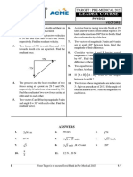 Pre-Medical 2023 Leader Course Physics Vectors Document Summary