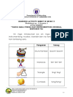 Las3.2 Week2 Music2 Tanog Saka Itsura Kan Instrumentong Musikal Bistohon Mo Attachment