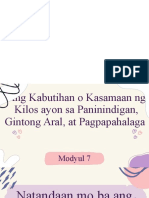 Modyul 7 Ang Kabutihan o Kasamaan NG Kilos Ayon Sa ...