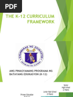 K-12 Curriculum Framework