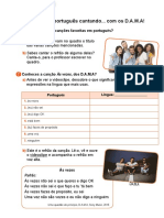 Aprender português cantando com D.A.M.A