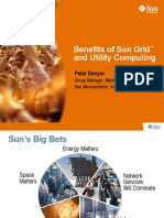 Benefits of Sun Grid and Utility Computing: Peter Denyer