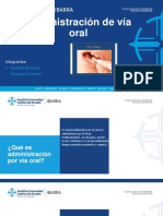 Administracion de Via Oral