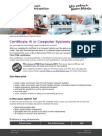 UEE40120 Certificate IV in Computer Systems