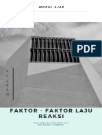 Bahan Ajar Faktor Laju Reaksi