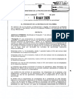 Decreto 1779 de 2009