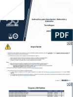 Tecnologos Instructivo de Inscripcion Seleccion y Admision 2023 1