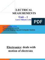 Electrical Measurements: Unit - 1