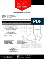 Proforma #0220-2022-Conversión Volquete A Tractor SOLPE 101348224 - AGROAURORA - Soluciones Agrícolas Del Perú