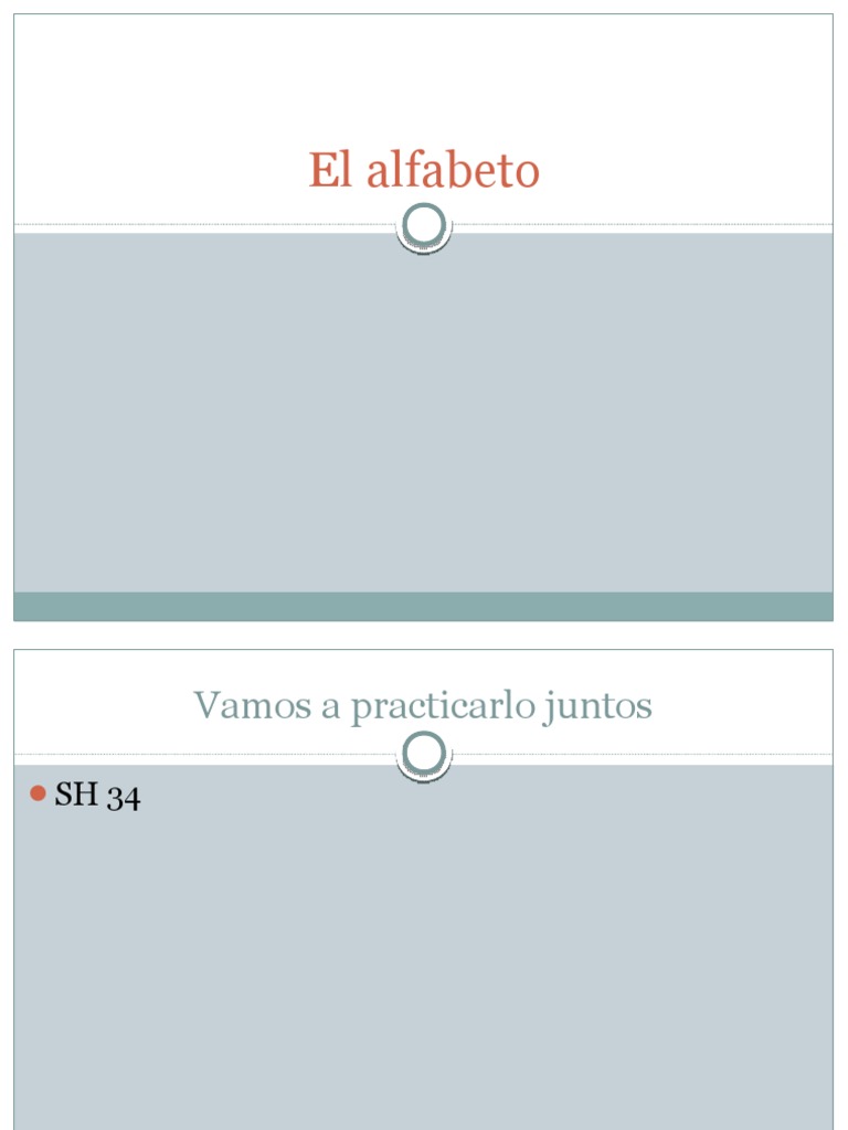 Ridgeway El Alfabeto August 10 | PDF