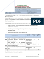 7.Project work-II on Design of Mechatronics system and industrial visits