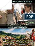 Lección 07 - Trabajando como misioneros