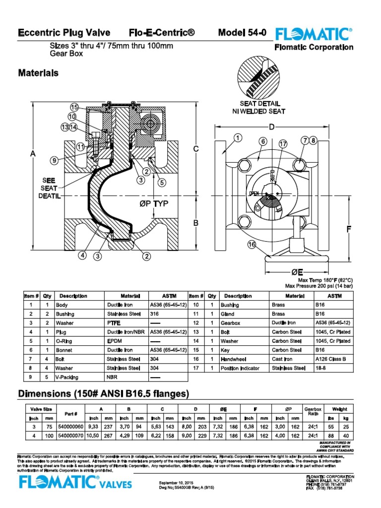 Flomatic Model 540 PDF