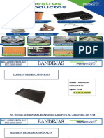 Bandejas termoformadas para cultivo de plantas