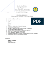 Practical Research 1 Guidelines Donsol Vocational High School