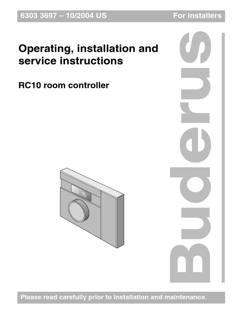 RC10 Control Manual | Download Free PDF | Water Heating | Thermometer