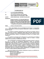 Informe Procedente Recurso de Apelacion Preparacion de Clases y Evaluacion Rafael Santos Leon Ortiz