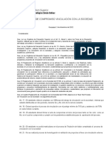 Acta de Compromiso - Vinculación Con La Sociedad