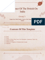 Group 3 Impact of British On India