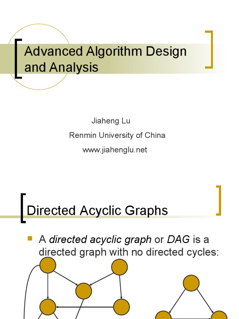 Vdocument - in - Advanced Algorithm Design and Analysis | PDF ...