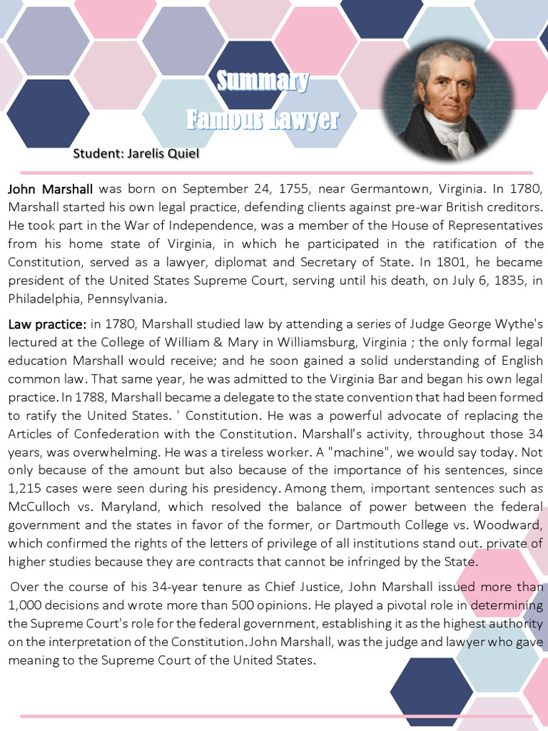 Summary Famous Lawyer PDF