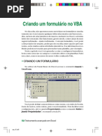 Criando Um Formulário No VBA