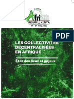 Collectivite S Territoriales en Afrique 2021 Version Finale 3