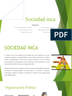 Sociedad inca: organización política y social del Imperio