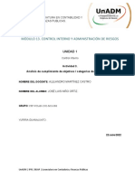 Módulo 13. Control Interno Y Administración de Riesgos: Unidad 1