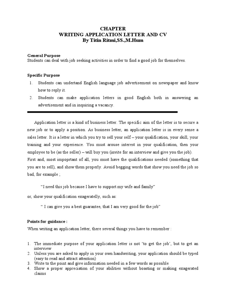 Writing Effective Job Applications | PDF | Machinist | Engineering