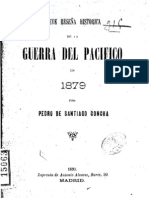 Breve Reseña Histórica de La Guerra Del Pacífico en 1879. (1899)