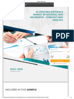 Technavio - Sample Report - Materials Forecast 2022 - 2026