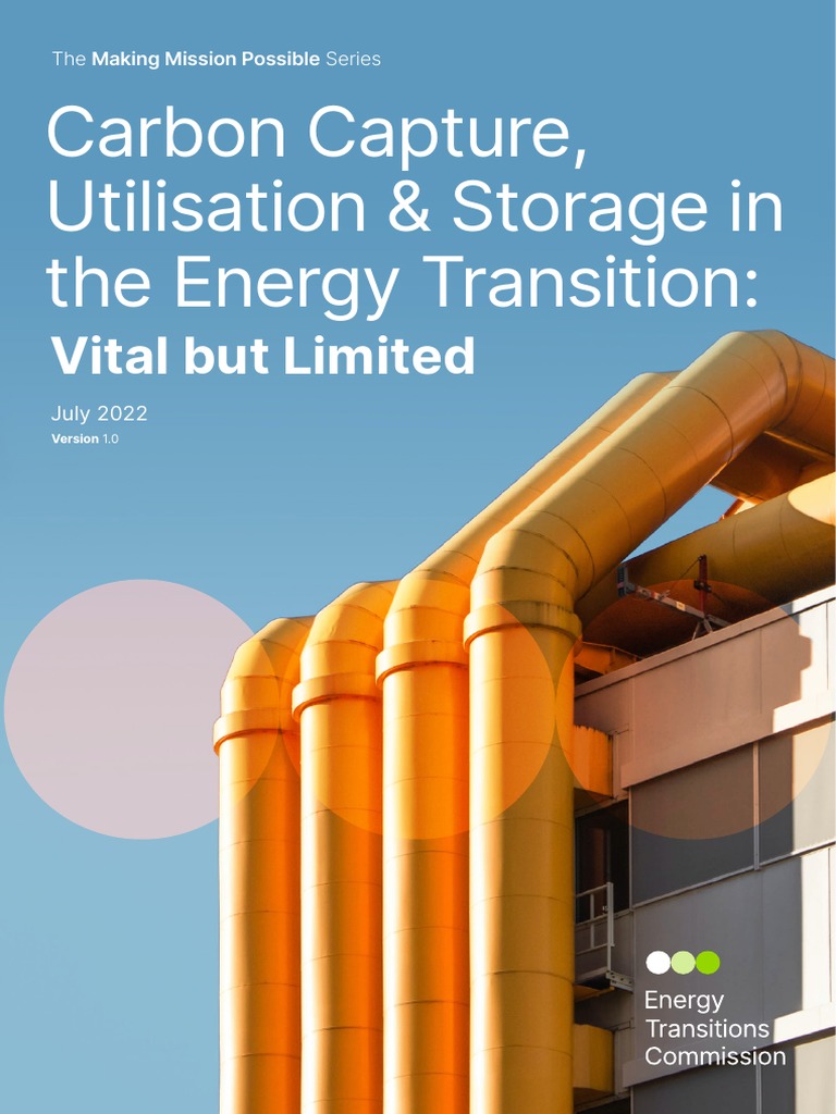 Carbon Capture in Energy Transition | PDF | Low Carbon Economy | Carbon ...