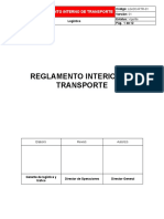 LG-DO-RTR-01 Reglamento Interno de Transporte