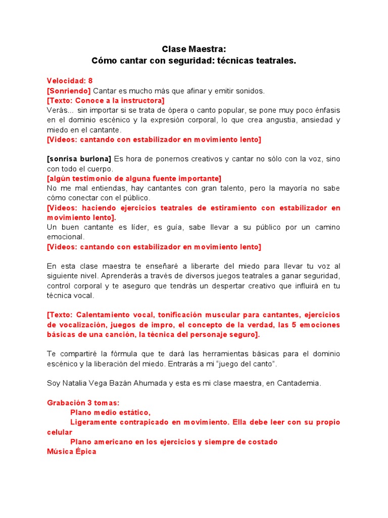 Despierta tu voz con 5 ejercicios | PDF | Artes del Lenguaje y Comunicación