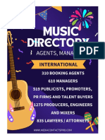 Music Directory of Agents and Producers