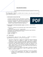 Declaracion Jurada de Vicepresidente Del Deportivo Garcilaso