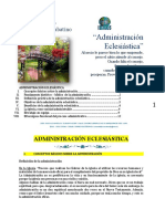 Administracion Eclesiastica 2018