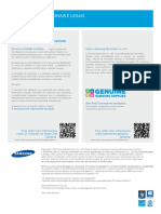 Manual de Especificação Técnica - Samsung M4580FX