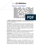 Decreto Municipal 34672-2018 - Licenciamento