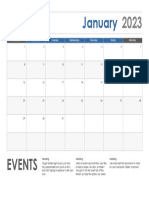 January: Events