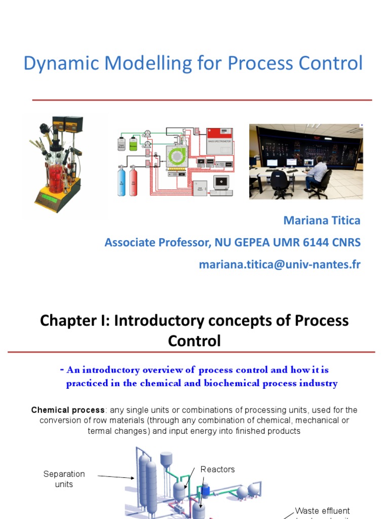Dynamic Modelling and Process Control | PDF | Control Theory ...