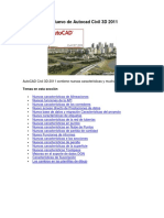 Novedades AutoCAD Civil 3D 2011