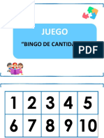 Números Bingo de Cantidades