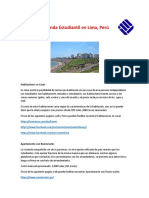 Vivienda Estudiantil en Lima