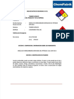 PDF Hoja de Seguridad de Thinner Acrilico Chemifabrik - Compress
