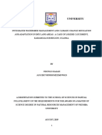 Watershed Management and Climate Change Management