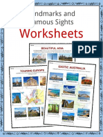 Sample Landmarks Famous Sights Worksheets